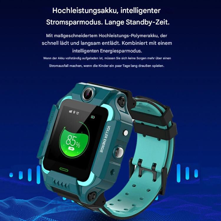 Kinder Smartwatch Wasserdicht Telefonfunktion mit 360° Drehbar GPS Tracker Kids