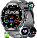 Smartwatch Herren und Männer Telefonfunktion Armbanduhr Wasserdicht