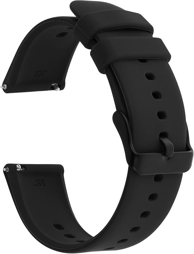 Universal 20mm Silikon Ersatzband für Smartwatch & Sportuhr