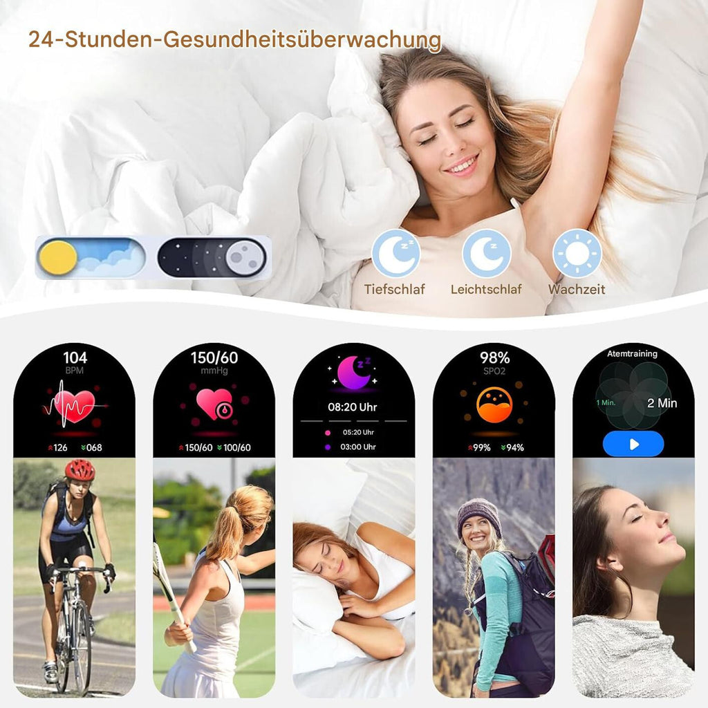 Smartwatch Damen - Elegant & mit Telefonfunktion