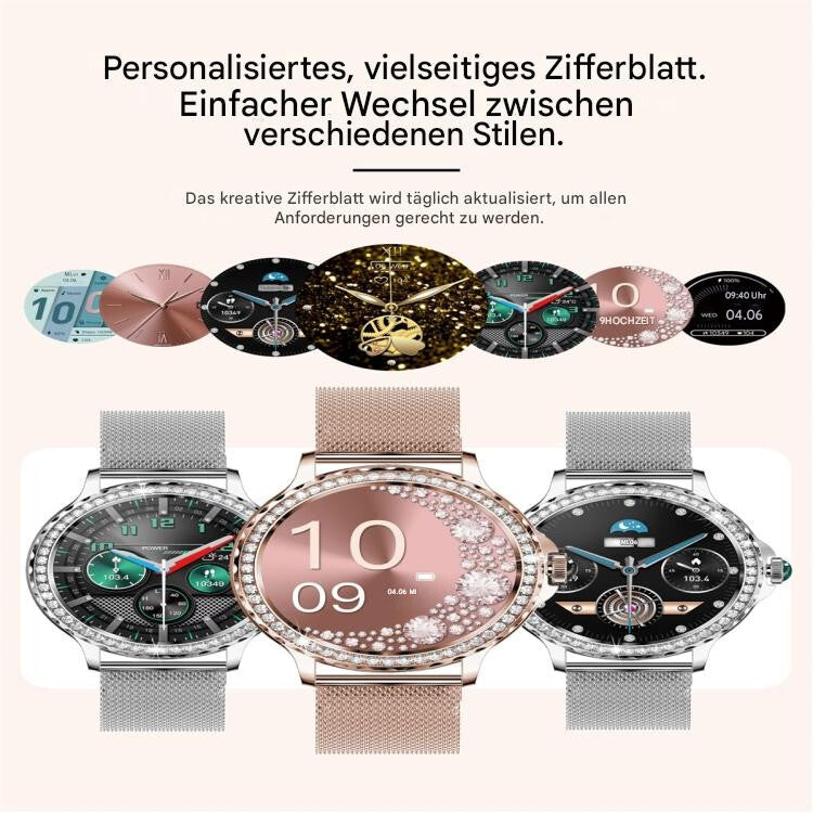 Smartwatch Damen - Elegant & mit Telefonfunktion Wasserdicht