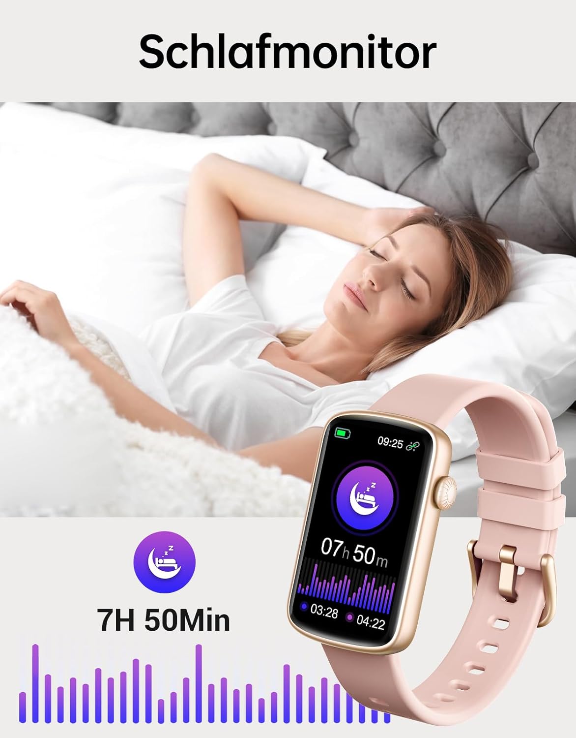 Smartwatch für Damen – Telefonfunktion & Outdoor Fitness Uhr