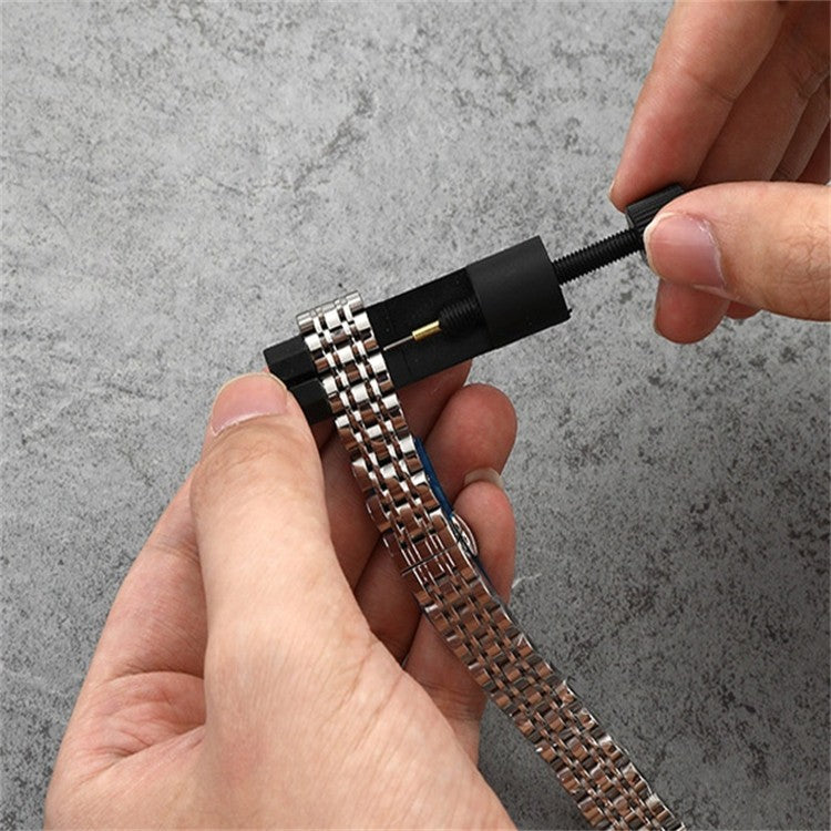 Stiftausdrücker Uhrmacherwerkzeug für Metallarmbänder Schwarz