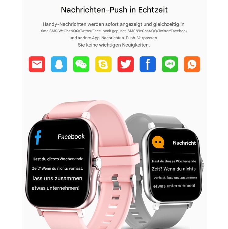 Smartwatch Damen Frauen - Telefonfunktion Armbanduhr für iOS Android