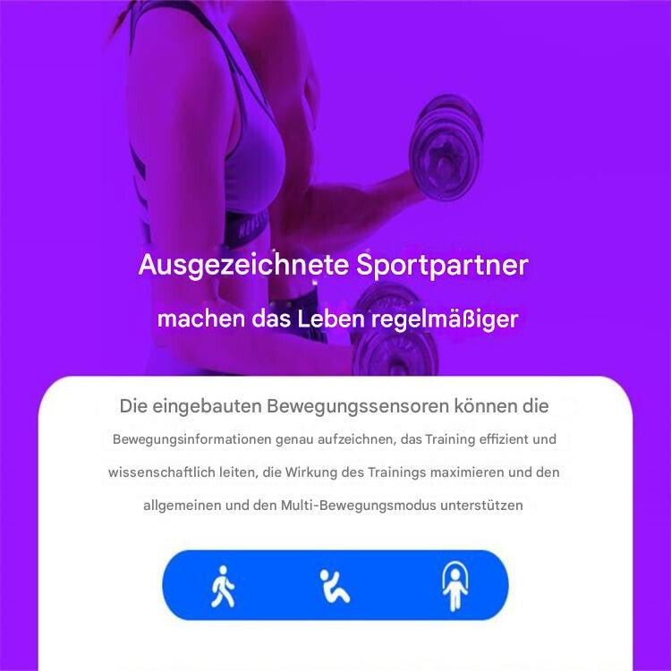 Smartwatch Damen Herren mit Telefonfunktion Armbanduhr Wasserdicht für iOS Android