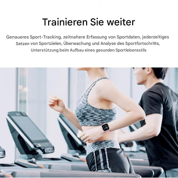 Smartwatch Damen Herren mit Telefonfunktion Armbanduhr für Android iOS
