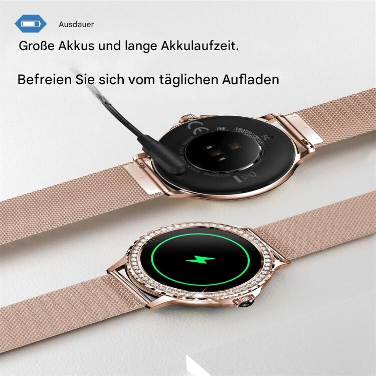 Smartwatch Damen - Elegant & mit Telefonfunktion Wasserdicht