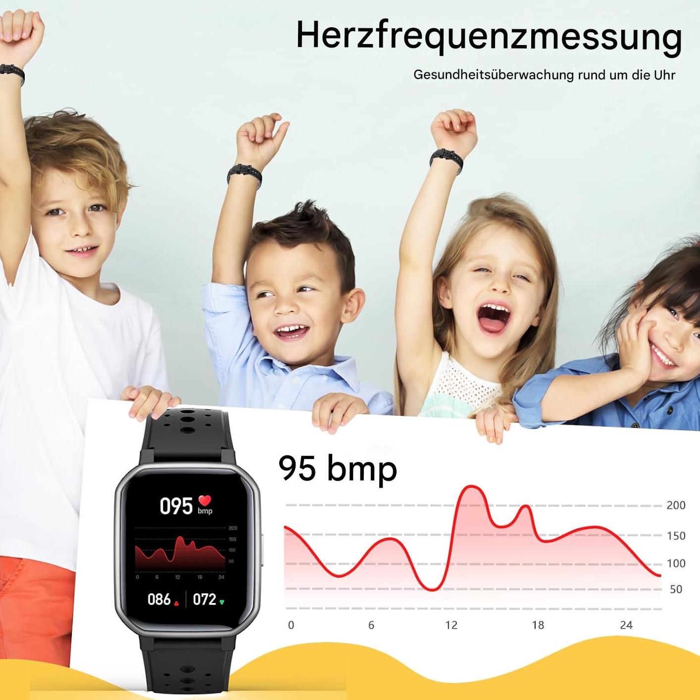 Kinder Smartwatch Sportuhr für Jungen und Mädchen mit Fitness Tracker
