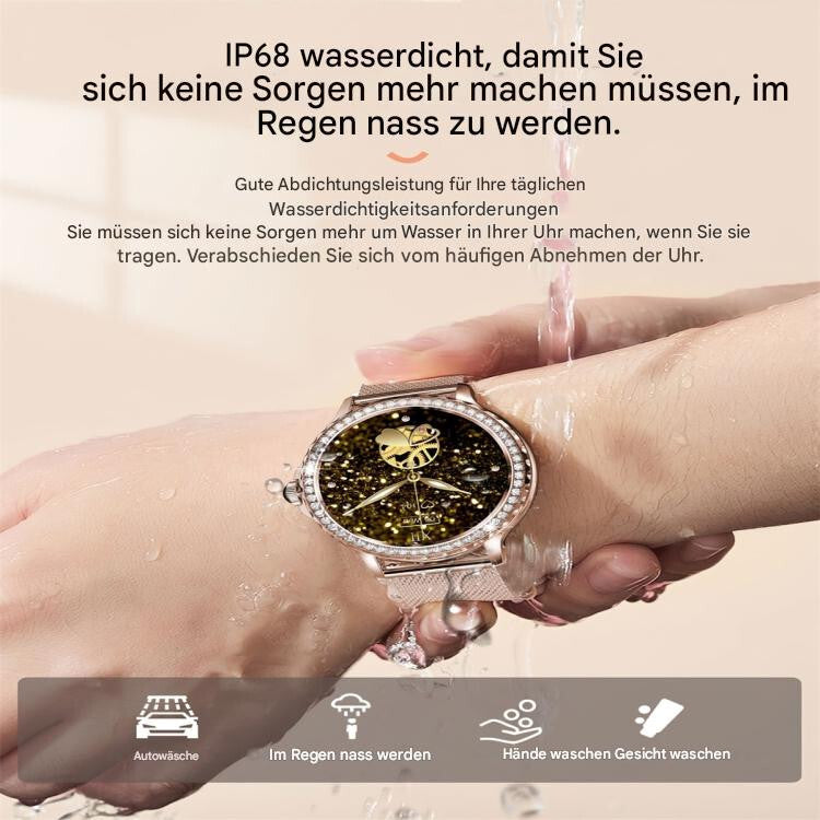 Smartwatch Damen - Elegant & mit Telefonfunktion Wasserdicht