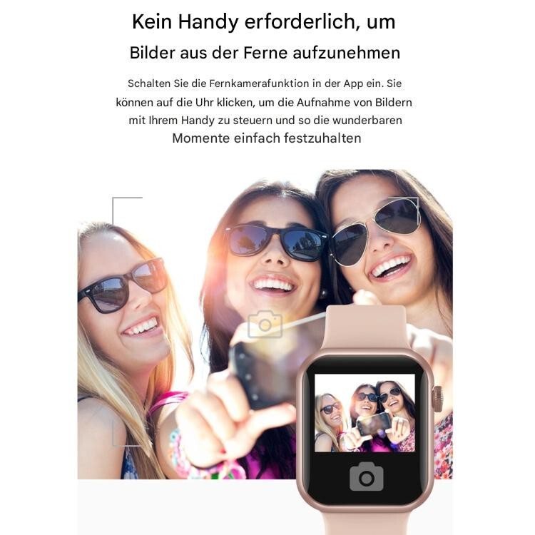 Smartwatch Herren Damen mit Telefonfunktion Sportuhr Armbanduhr Watch Uhr