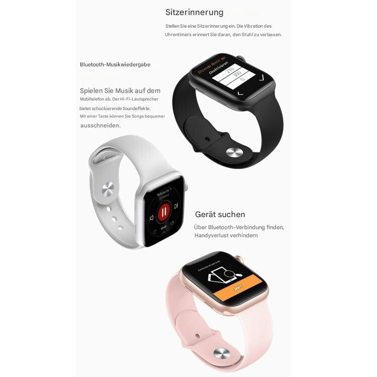 Smartwatch Herren Damen mit Telefonfunktion Sportuhr Armbanduhr Watch Uhr