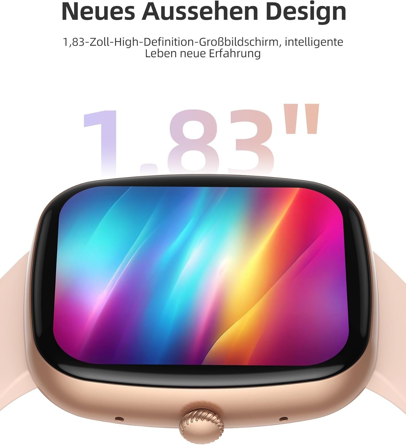 Smartwatch Damen und Frauen mit Telefonfunktion Armbanduhr für iOS Android